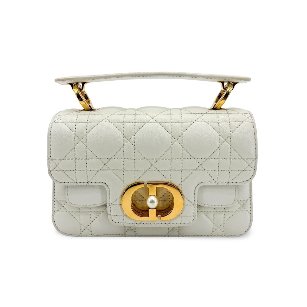 Christian Dior Jolie Top Handle Calfskin Leather